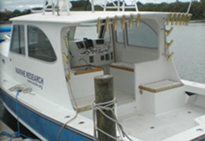 Image of the Florida Shark Diving boat, 36 foot Northern Bay Downeast